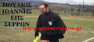 ΠΟΥΛΙΟΣ ΙΩΑΝΝΗΣ_ΕΠΣ ΣΕΡΡΩΝ