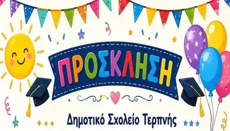 prosklisi-dimotiko-sxoleio-terpnis-visaltis Γιορτή λήξης